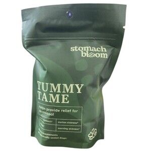 Stomach Bloom Nausea Relief Travel Pack, Vitamin B6, Lemon-Honey-Ginger, 28 Ct